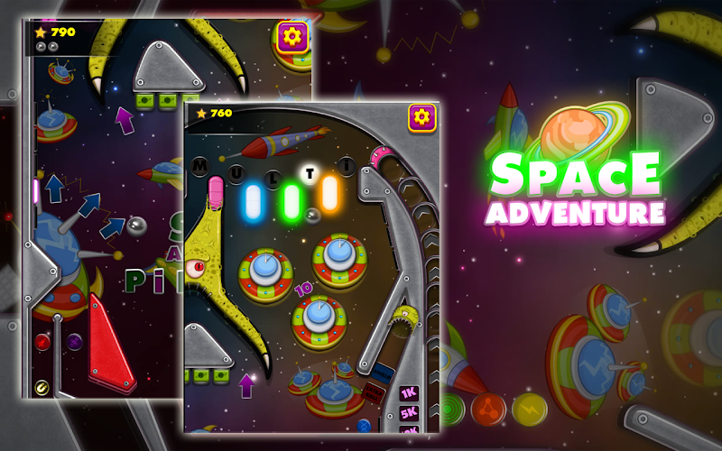 Pinball Space Adventure gameplay